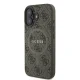Чехол Guess 4G Ring Classic Logo MagSafe для iPhone 16 Plus - Коричневый