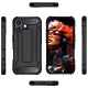 Hybrid Armor Case for iPhone 17 - Black