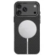 Чехол Tech-Protect Ion Carbon MagSafe для Apple iPhone 18 Pro / 17 Pro, черно-серебристый