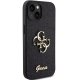 Apple iPhone 15 6.1\'\' Glitter Script Big 4G Case Cover, Black