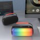 Dudao Y21 bezvadu skaļrunis ar RGB apgaismojumu, Bluetooth 5.3 – melns
