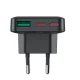 Acefast A100 65W GaN tīkla lādētājs (2x USB-C + USB-A) Ultra Slim, melns