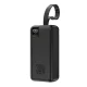 Wozinsky W8-B Power Bank 30000 mAh 30W with Flashlight - Black