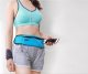 Ugreen Reflective Stripe Running Fitness Belt Waist Pack Bag with Headphone Outlet, Black | Skriešanas Vingrošanas...