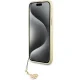 Guess iPhone 15 Pro Max vāciņš 4G Charm, pelēks