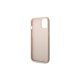 Apple iPhone 14 6.1\'\' Guess 4G Metal Gold Logo Case Cover, Pink