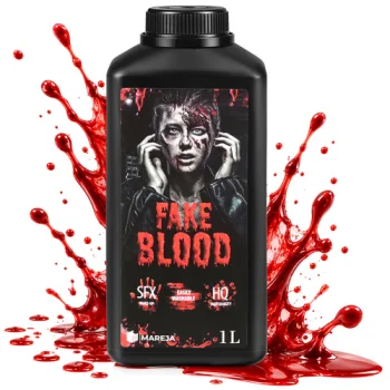 Fake Blood for SFX Makeup and Halloween 1000 ml, Red