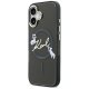 Karl Lagerfeld IML Choupettes Karl Script Logo MagSafe чехол для iPhone 17 – черный