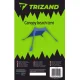 Большой пляжный тент-навес Trizand 20982 с защитой UV50+, синий