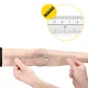 4FIZJO caurspīdīgs goniometrs kustību amplitūdas mērīšanai 20 cm