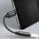 Baseus USB-C uz 3.5 mm AUX MiniJack Adapteris Kabelis Vads, Melns | Baseus USB-C to 3.5 mm Female Adapter