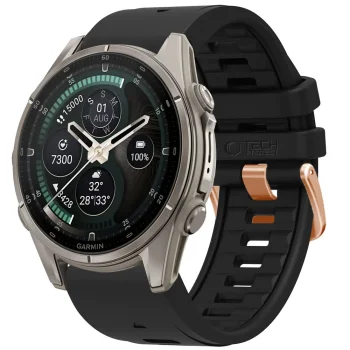 Силиконовый ремешок Tech-Protect для Garmin Fenix 5S/5S Plus/6S/6S Pro/7S/8/9/9 Pro (43 мм),...