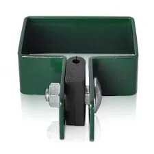 Ending Bracket for Panel Fence 60x40 mm, Galvanized, RAL 6005, Green