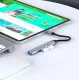 Тонкий USB хаб на 4 порта 1x3.0 3x2.0 для подключения устройств,...