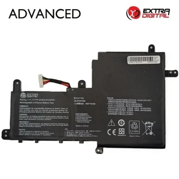 Аккумулятор для ноутбука ASUS B31N1729, 3400mAh, Extra Digital