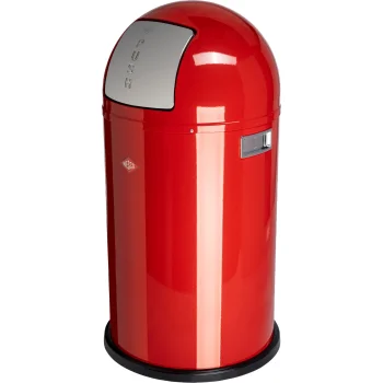 Мусорное ведро Wesco Pushboy 50л, красное
