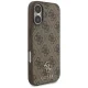 Чехол Guess 4G Small Classic Logo MagSafe для iPhone 17, коричневый