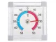 Ārējais loga termometrs pašlīmējošs logs | Self-adhesive window external round thermometer