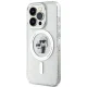 Karl Lagerfeld iPhone 15 Pro vāciņš Karl&Choupette Glitter MagSafe, caurspīdīgs