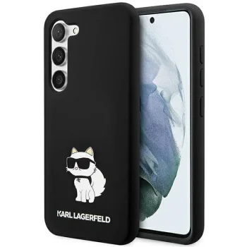 Чехол Karl Lagerfeld для Samsung Galaxy S24 Plus Silicone NFT Choupette, черный