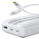 Baseus Lipow 20000mAh 22.5W Powerbank with two built-in cables with additional Baseus Simple USB-A - USB-C 3A 20cm...