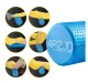 4FIZJO CARE+ Textured Massage Foam Roller 45 cm, Blue