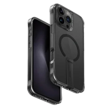 Uniq case Eleva with Vertica Stand iPhone 16 Pro Max 6.9" black/carbon black