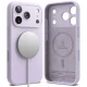 Ringke Silikona Magnētiskais MagSafe Maciņš iPhone 17 Pro Max - Violets | Silicone Magnetic Phone Case Cover Purple
