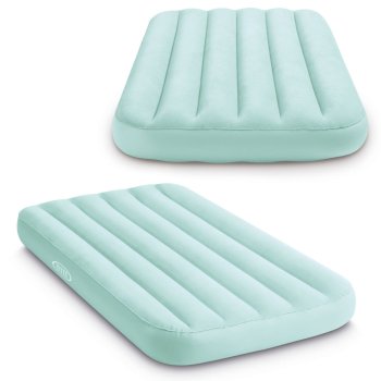 Intex 66803NP BLUE Inflatable Air Mattress for Kids, 157x88x18 cm, Light Blue