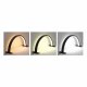 Profesionāla pusmēness LED kosmētiskā lampa 36W 75cm, melna