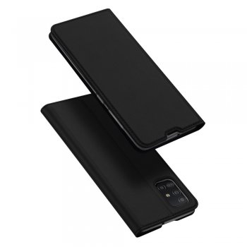 Samsung Galaxy A51 (SM-A515F) DUX DUCIS Magnetic Case Cover, Black | Telefona Vāciņš Maciņš Apvalks Grāmatiņa