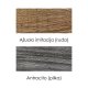 Каскадная высокая грядка KLASIKA Woodlook 225x75 см, серая