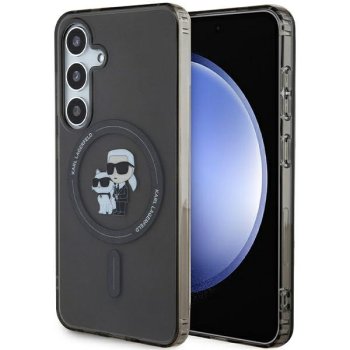 Karl Lagerfeld Samsung Galaxy S24 vāciņš MagSafe IML, melns