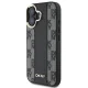DKNY iPhone 16 Plus vāciņš Checkered Pattern MagSafe, melns
