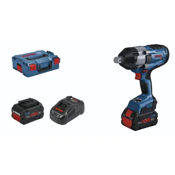 Cordless Impact Wrench Bosch GDS 18V-1050 H, 3/4", 2x 8.0Ah, L-BOXX