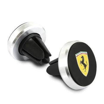 Ferrari Scuderia magnētiskais auto turētājs ventilācijas režģim, melns (FESCHBK)