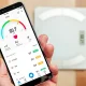 Eldom TWO500 viedie ķermeņa svari ar Bluetooth, balti