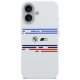 Чехол BMW M из силикона с горизонтальными линиями и MagSafe для iPhone 17 –...