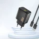 Сетевое зарядное устройство Dudao A27S 25W GaN USB-A, черное