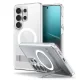 Spigen Ultra Hybrid MagSafe vāciņš priekš Samsung Galaxy S26 Ultra, caurspīdīgs un balts