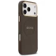Guess Peony Hot Stamp MagSafe vāciņš iPhone 18 Pro Max / 17 Pro Max, brūns