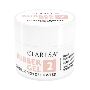 Claresa Rubber Gel 2 nagu modelēšanas želeja, 45g
