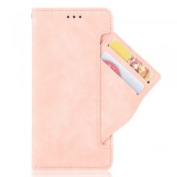 Samsung Galaxy A51 (SM-A515F) Wallet Multiple Card Slots Stand Leather Book Case Cover, Rose | Telefona Vāciņš...