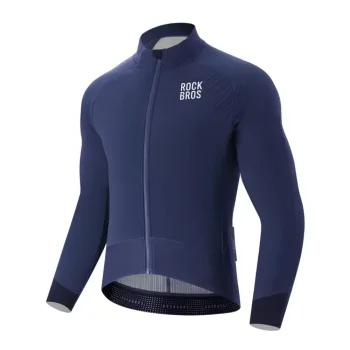 Rockbros YDWT014 ziemas velojaka ar flīsa oderi, XL izmērs, zila