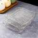 3-Tier Stackable Square Rack for Air Fryer, 3 Pcs Set
