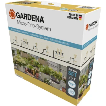 Gardena Micro-Drip-System Balcony Drip Irrigation Set (15 Plants)