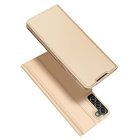 Samsung Galaxy S22+ Plus 5G (SM-S906) DUX DUCIS Magnetic Case Cover, Gold | Telefona Vāciņš Maciņš Apvalks Grāmatiņa