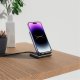 Tech-Protect QI15W-S2 induktīvā lādētājs 15W statīva mā – melns