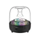 Bluetooth колонка Devia Crystal I-M2 с RGB подсветкой, черная