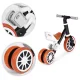 ECOTOYS 2-in-1 bērnu trīsritenis un balansa ritenis, melns